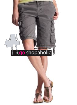 *¤ size 2=M* GAP Woman: Sunfade Lightweight Cargo Shorts-Earth Brown ҧࡧ鹹ѡ - ��ԡ����ٻ���ʹ٢�Ҵ�ٻ��ԧ