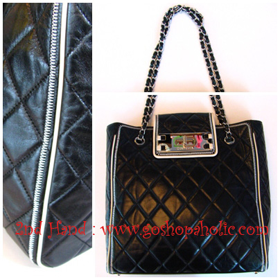 *Special Item 2nd Hand* Chanel : Accordion Tote Bag-BLACK оªҾ - ԡٻʹ٢Ҵٻԧ