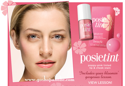 *¤* Benefit : Posietint, poppy-pink tinted lip  cheek stain NEW ժش - ��ԡ����ٻ���ʹ٢�Ҵ�ٻ��ԧ