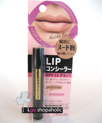 *¤* Kiss Me: Lip Conceaker Heavy Rotatio-Nude Beige SPF14 PA++ (3.5 g.) - ��ԡ����ٻ���ʹ٢�Ҵ�ٻ��ԧ